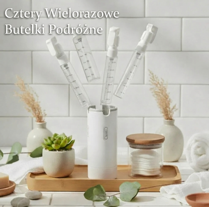 AeroKit - Dozownik podróżny 4 w 1