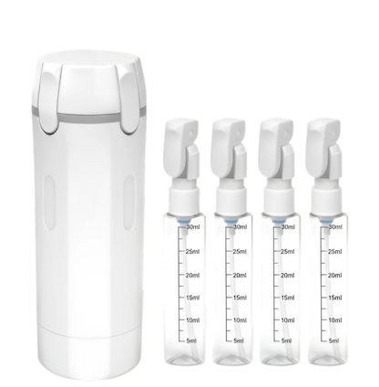 AeroKit - Dozownik podróżny 4 w 1